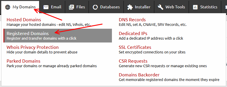 How to Change Domain Nameservers for TightHost Registered Domains